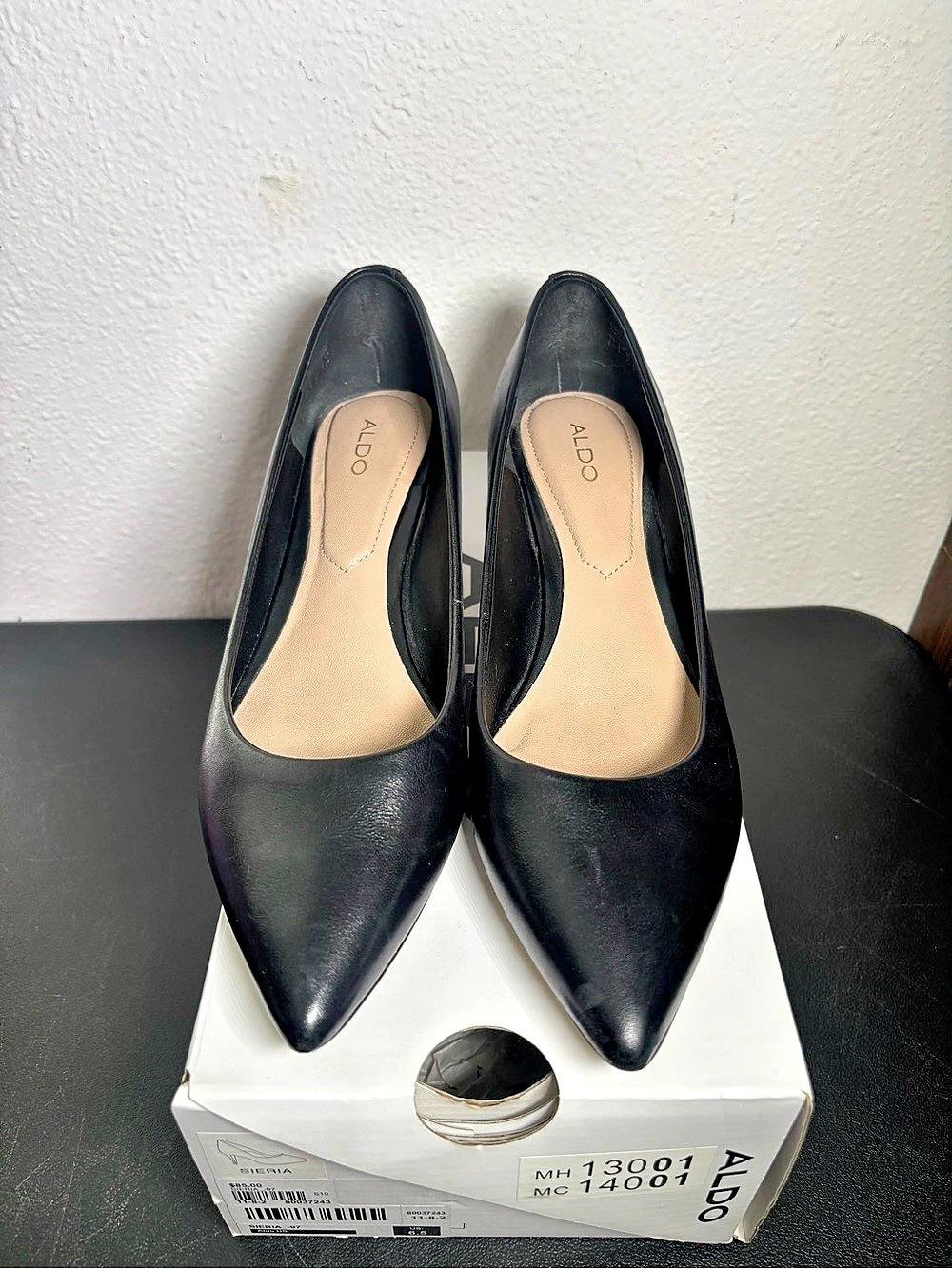 ALDO Sieria Pointed Toe Heels in Black US 6.5